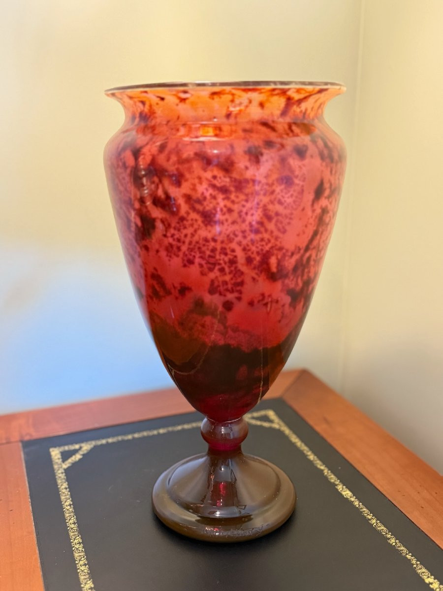 Daum - Vase Art Déco Daum Nancy-photo-4