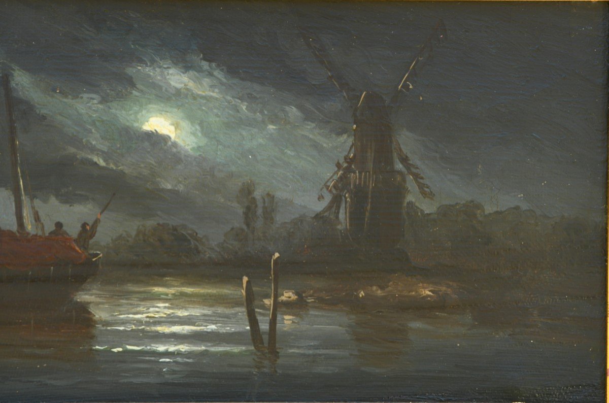 Marine Painting XIX Oil On Canvas By Paul Seignon 1820-1890-photo-2