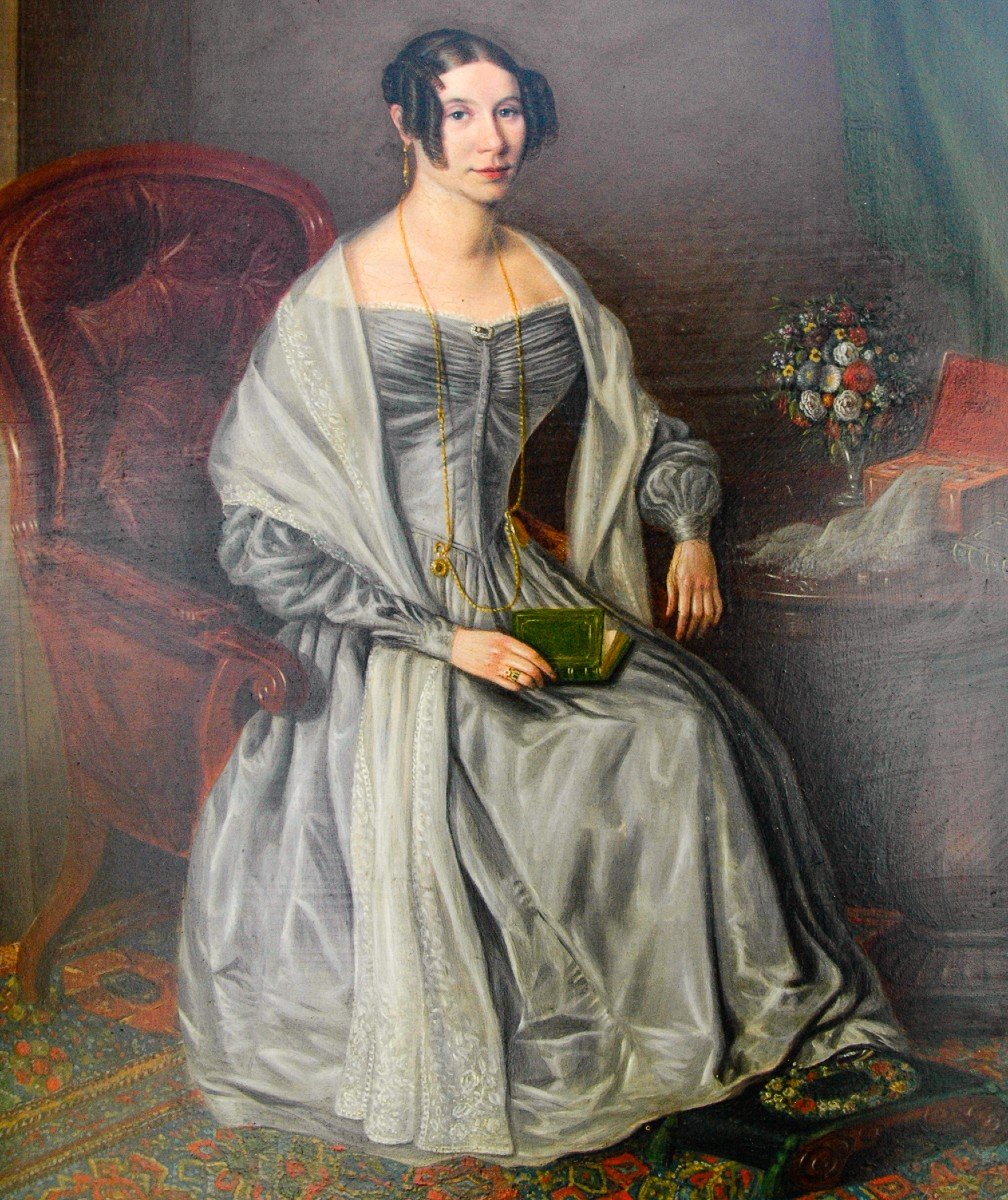 Samuel Laurence 1812-1884 Portrait Of Sarah Coleridge-photo-4