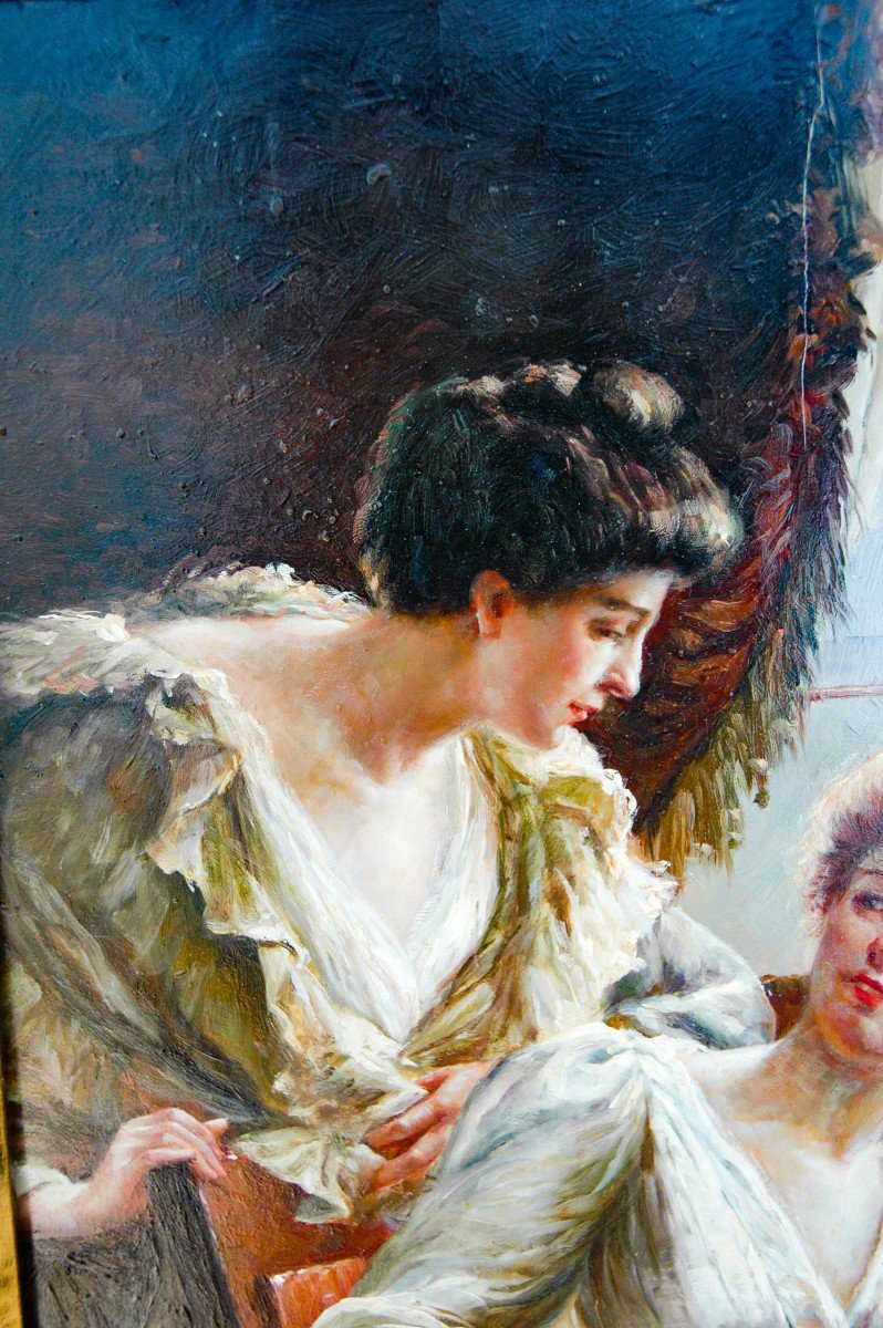 Tableau XIX Tony Tollet "l'intimite"-photo-4