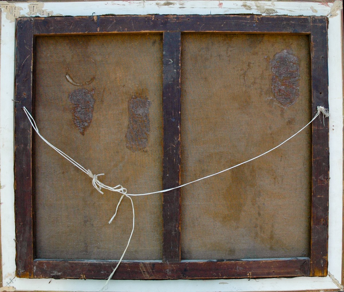 Tableau XIX HST Paysage de montagne, torrent signé GODCHAUX-photo-2