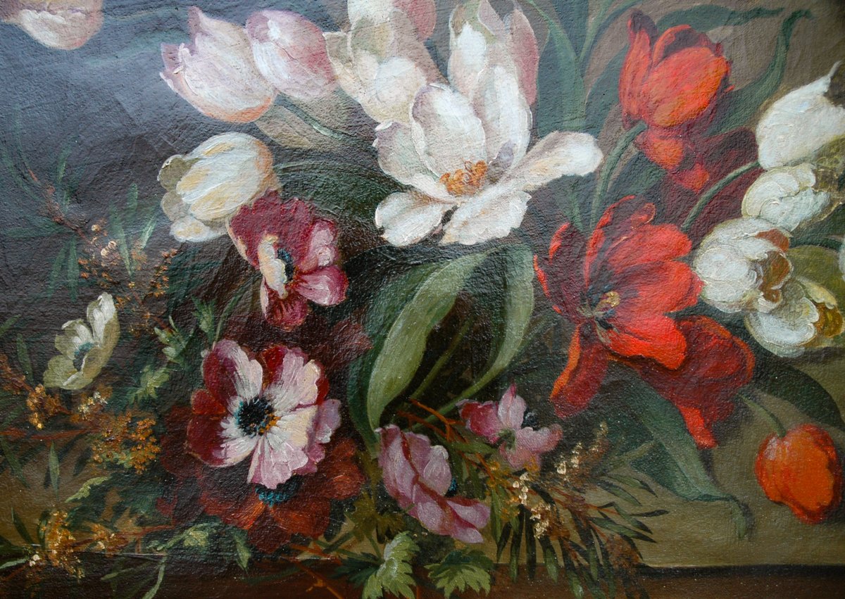 Table XIX Hst Still Life Flowers -photo-3