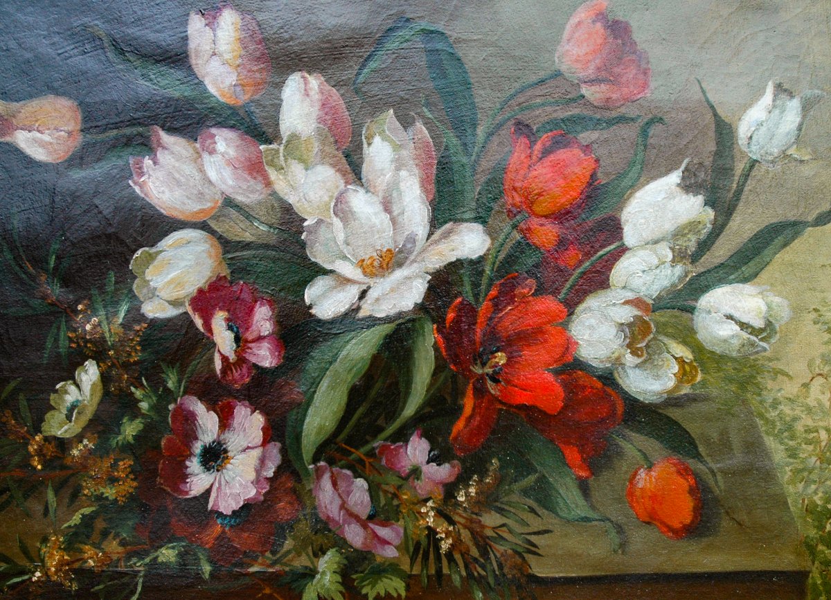 Table XIX Hst Still Life Flowers -photo-1