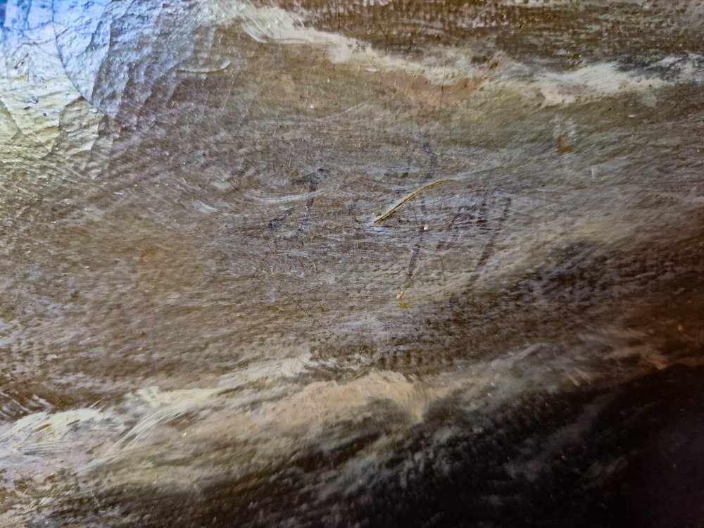 Tableau XIX HST Marine retour de pêche signé C.Taylor-photo-1
