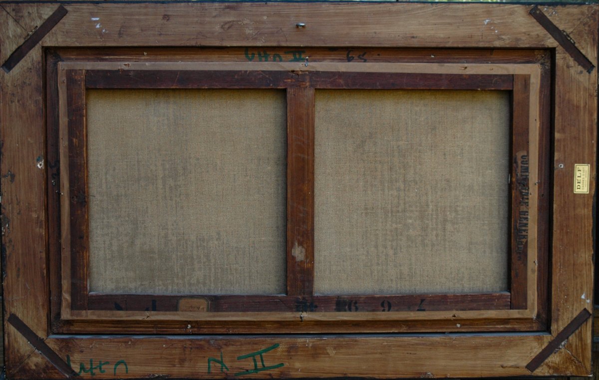 Pair Of 19th-century Hst Seascapes Depicting Bustling Seaside Scenes, Signed By Henry Mosny-photo-4