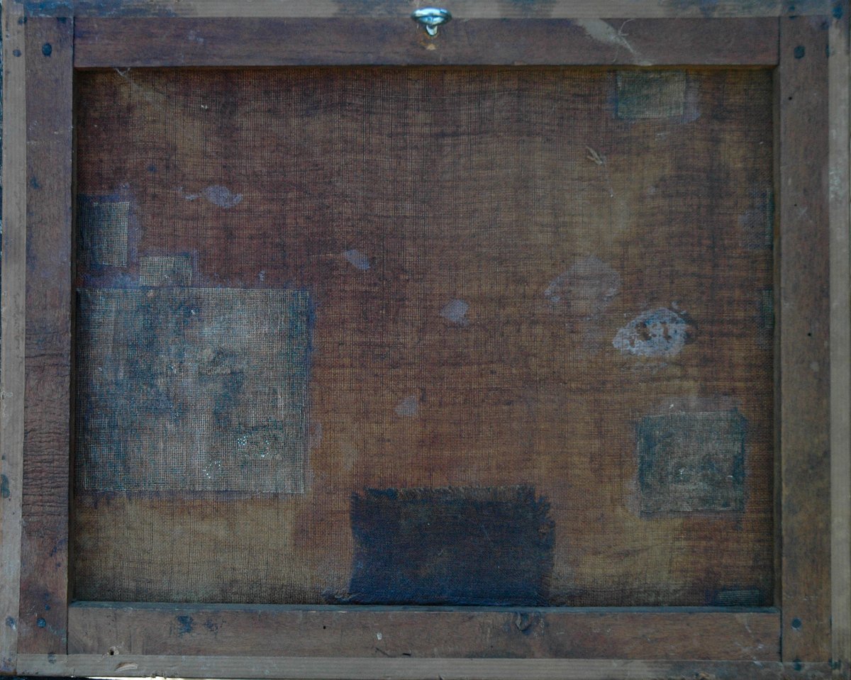 Hst XVIII Painting: Hunting Dogs -photo-3