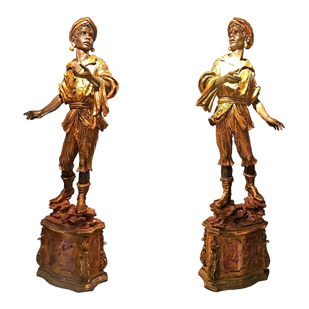 Pair Of Venetians 18th Century