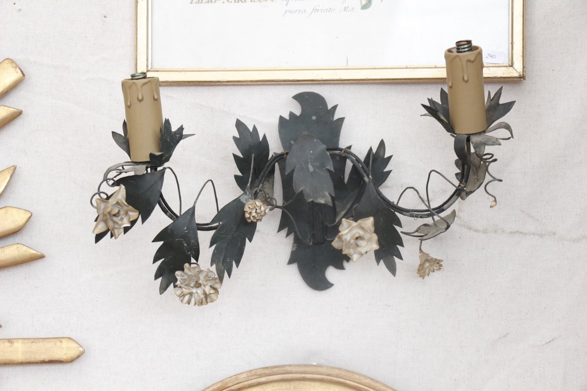 Pair Of Flower Sconces