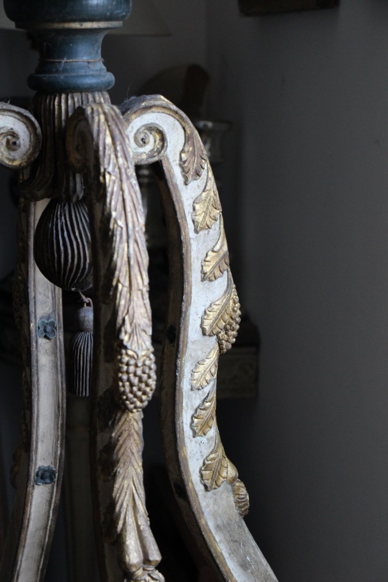 Italian Stool Late 18th Century-photo-2