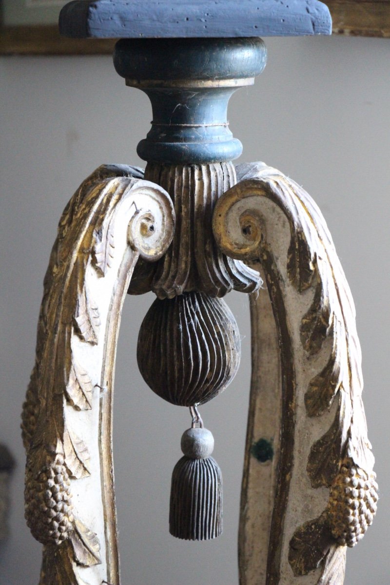 Italian Stool Late 18th Century-photo-2