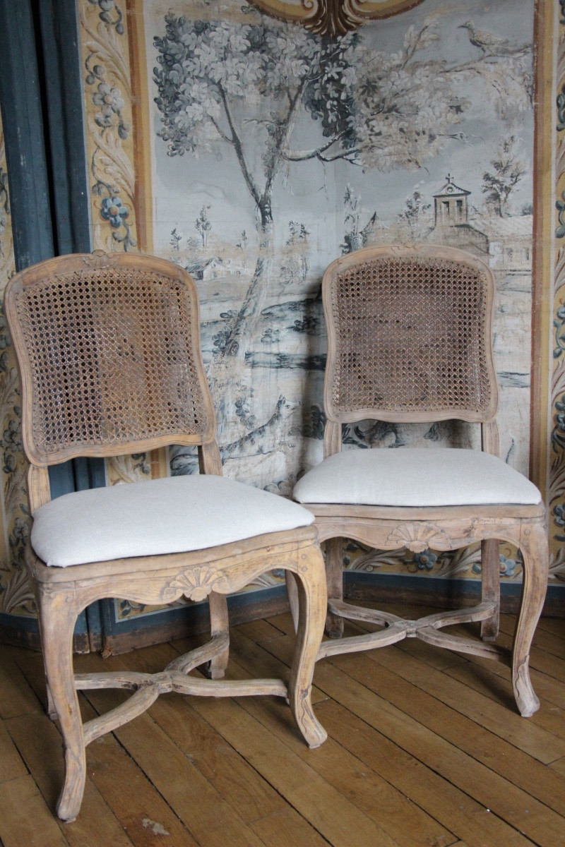 Chaises Transition décapées