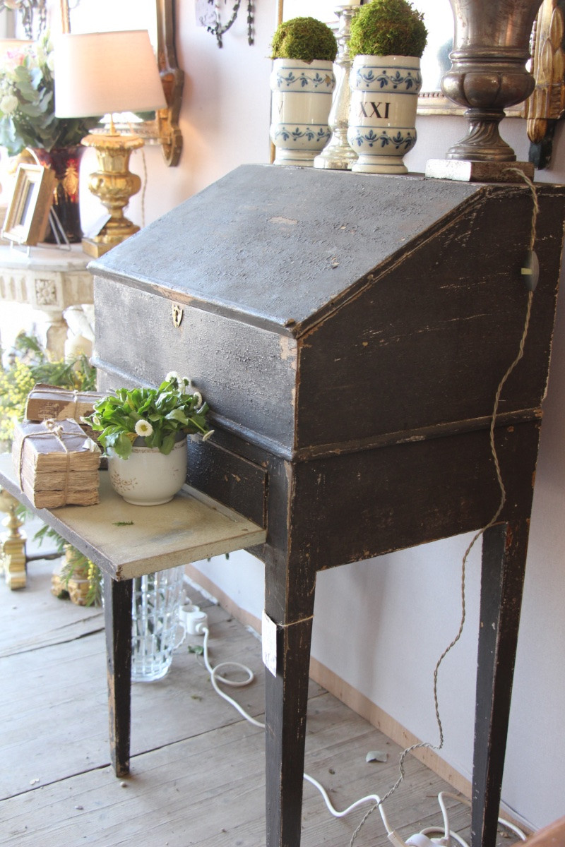 19th Century Painted Swedish Desk-photo-2