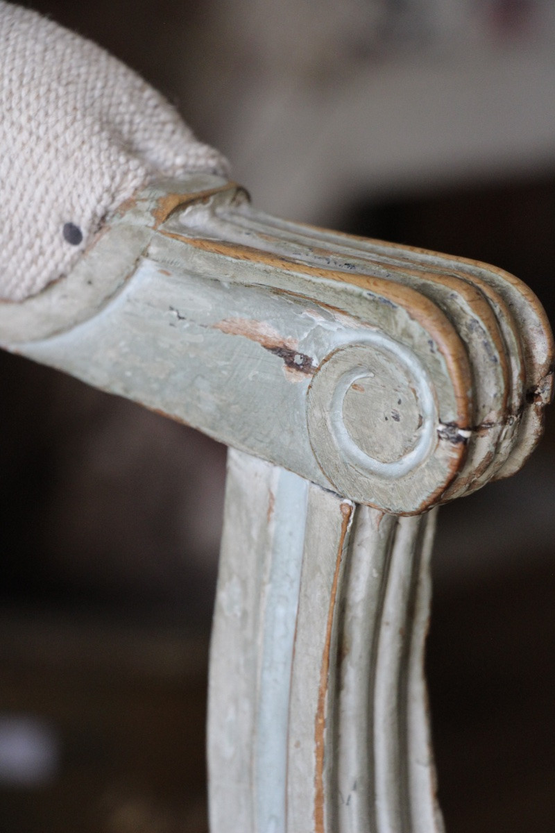 Louis XVI Period Cabriolet Armchair-photo-2