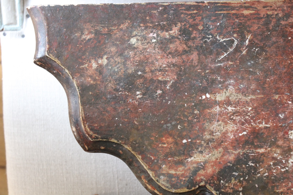 19th Century Painted And Gilded Wall Consoles-photo-3