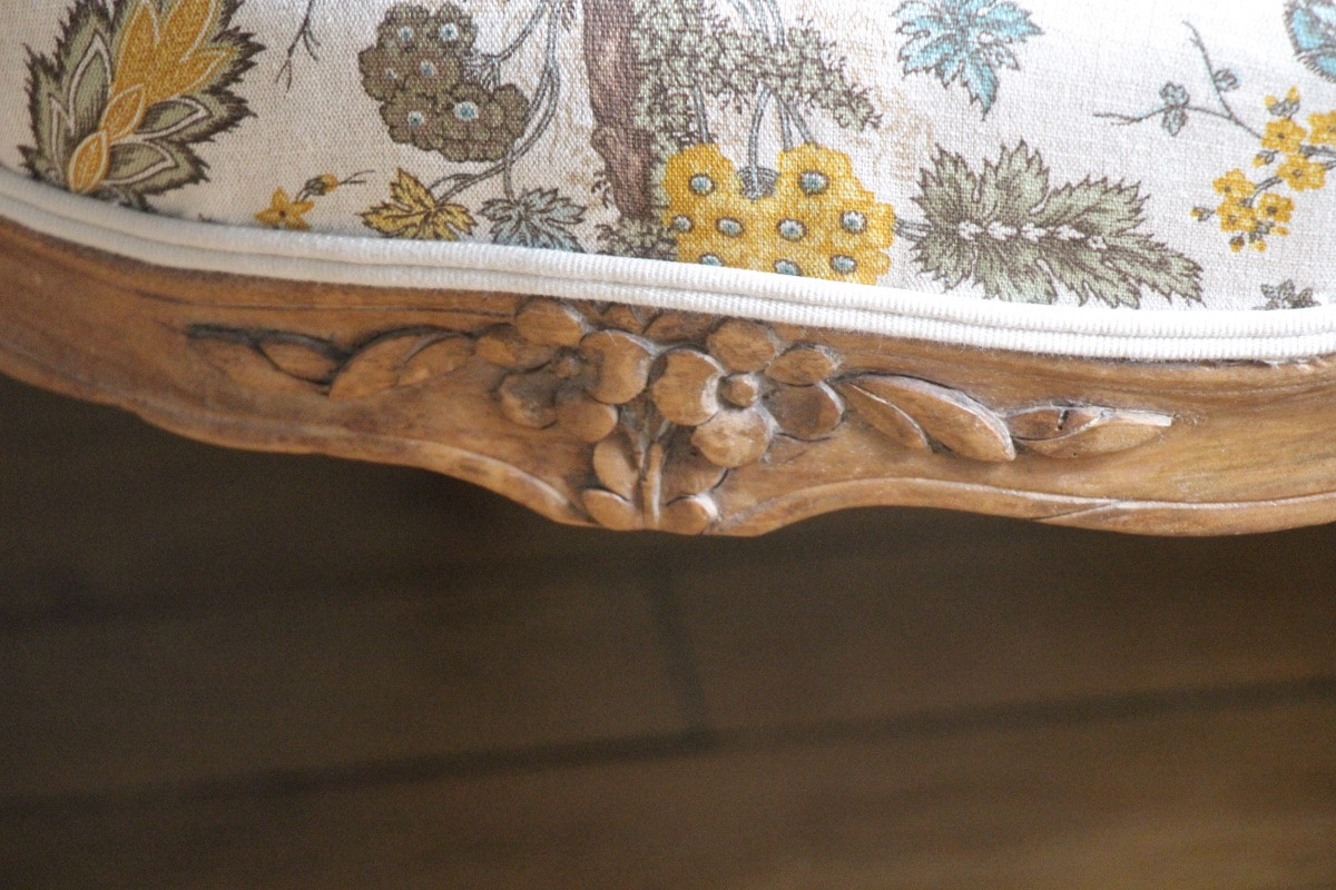 Pair Of 18th Century Cabriolet Armchairs-photo-3