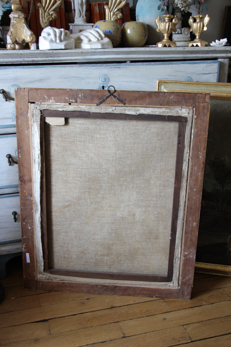 Pair Of 18th-century Italian Landscapes, Oil On Canvas-photo-6