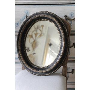 Miroir ovale XIXe