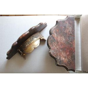 19th Century Painted And Gilded Wall Consoles