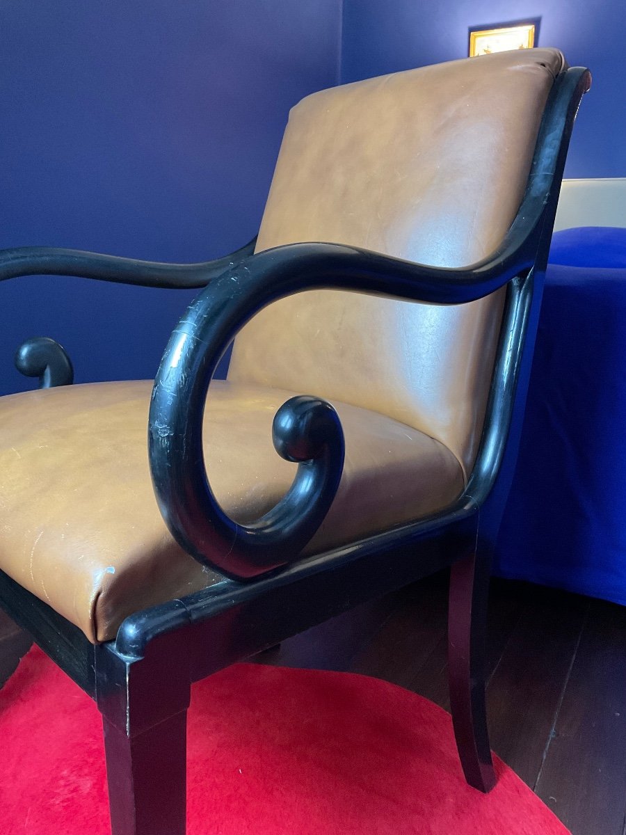 Pair Of Maurice Hirch Armchairs-photo-5