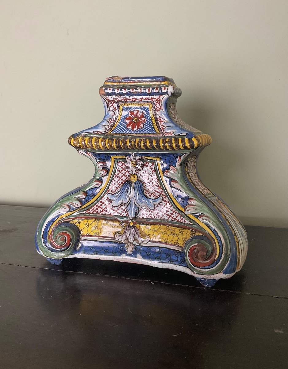 Support En Céramique XVIIIeme Siècle -photo-2