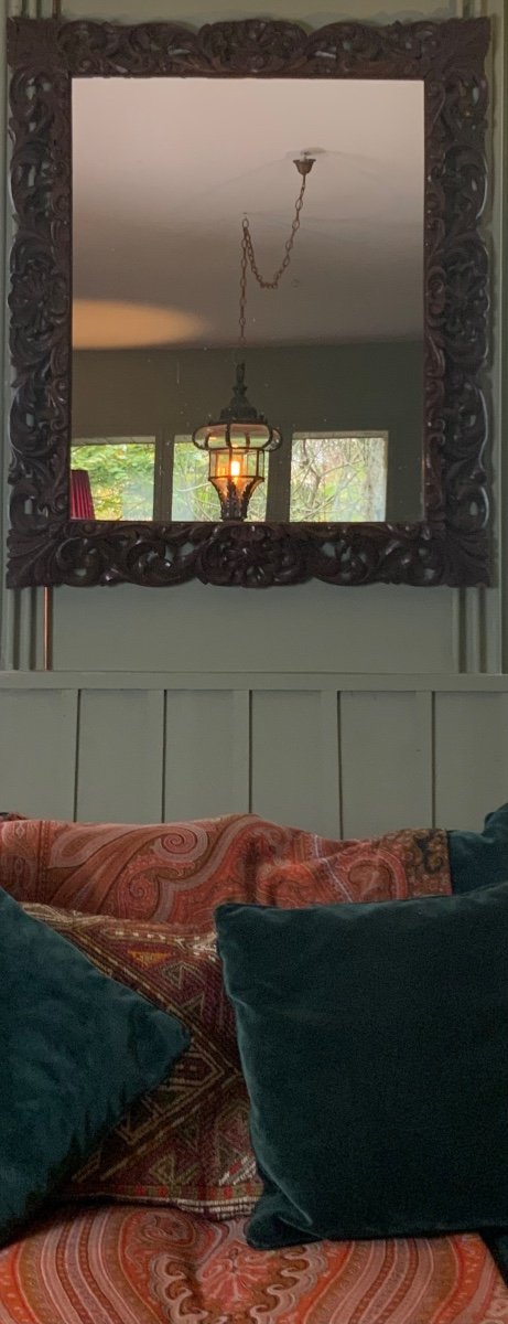Grand Miroir En Chêne -photo-2