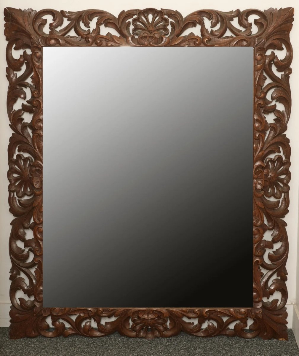 Grand Miroir En Chêne 