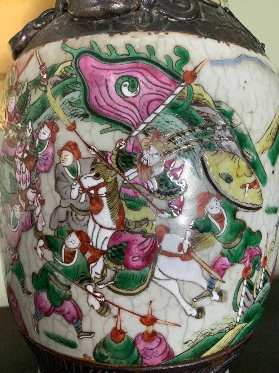 Nankin : Une Paire De Vases-photo-4