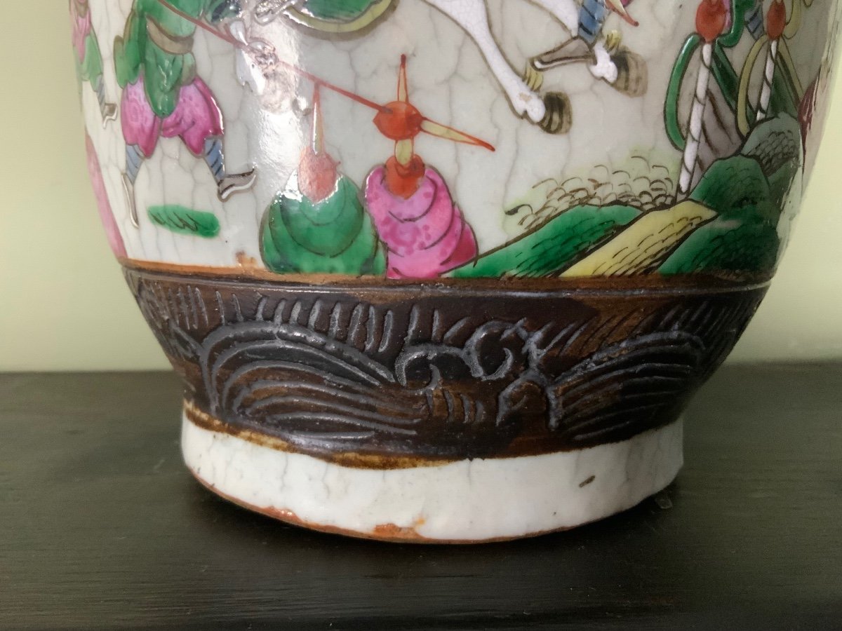 Nankin : Une Paire De Vases-photo-5