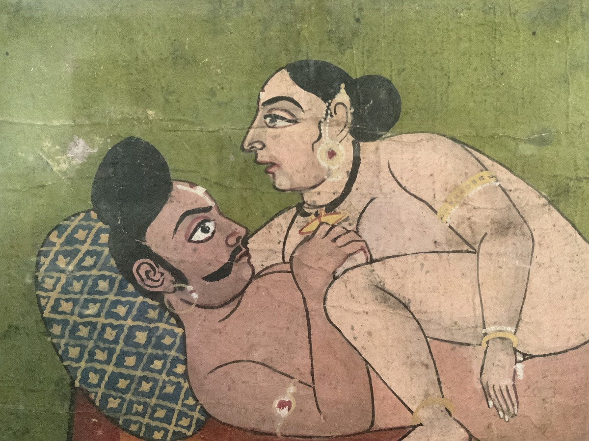 XIXeme Siècle : Scène Du Kamasutra-photo-2