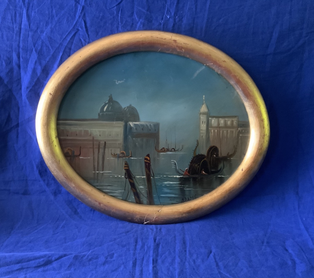 école XXeme Siècle : Deux Vues De Venise.-photo-2