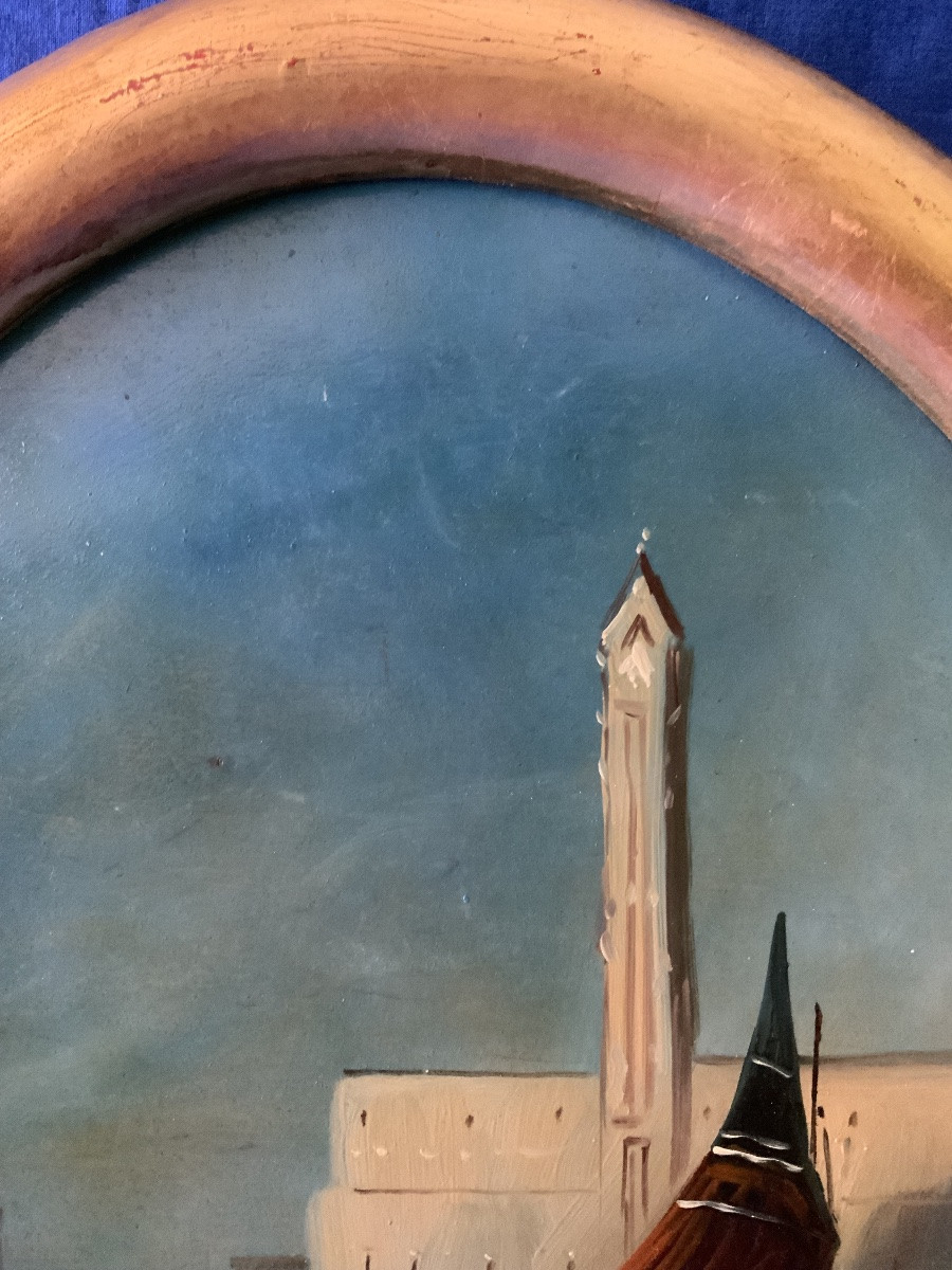 école XXeme Siècle : Deux Vues De Venise.-photo-6
