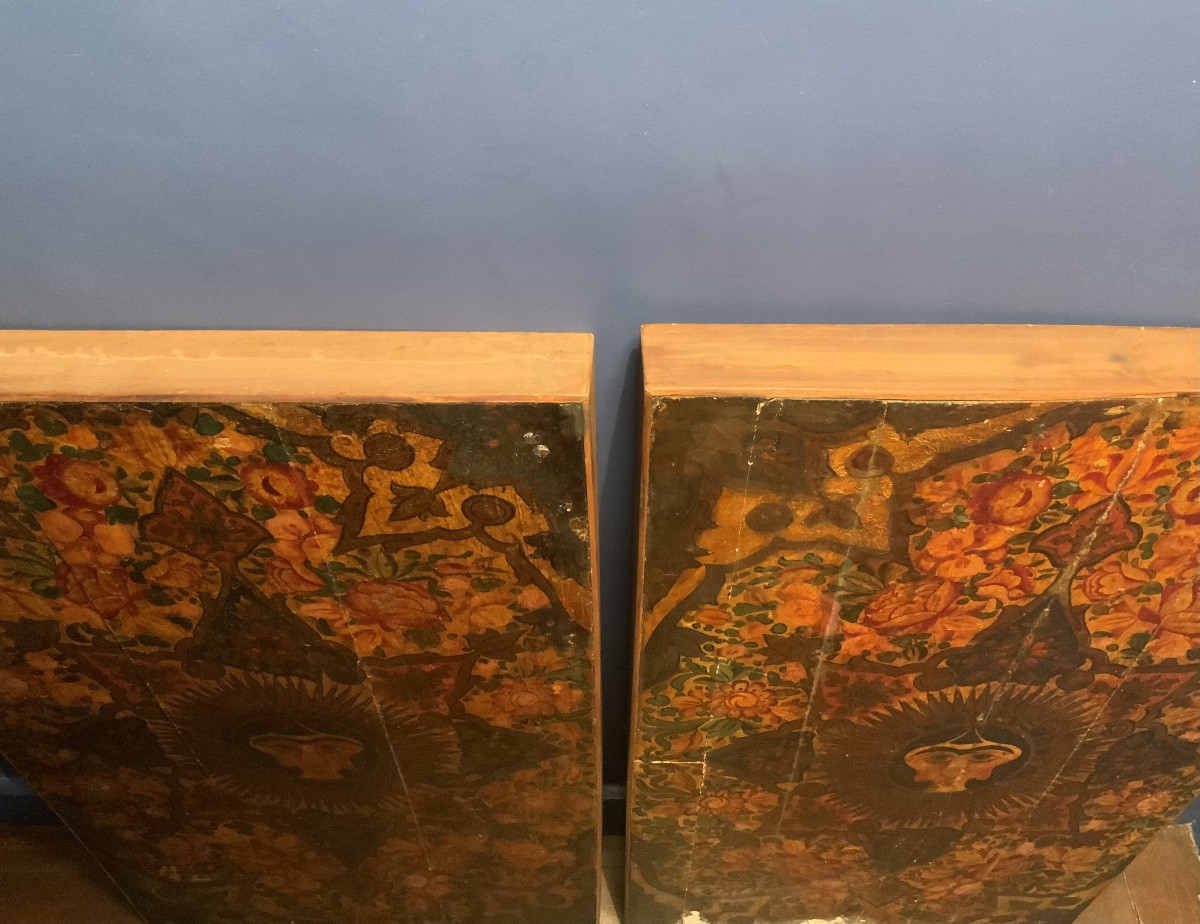 Iran: Two Panels From The Qujar Period-photo-7