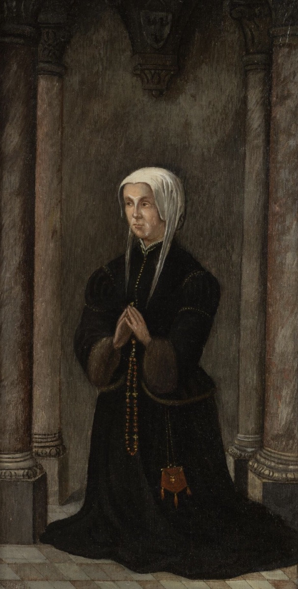 Diptych In The Style Of Memling Depicting Two Donors -photo-4
