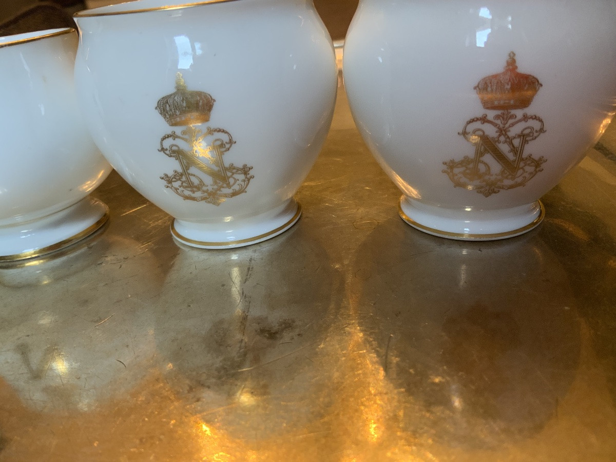 Four Napoleon III Period Cream Pots-photo-1