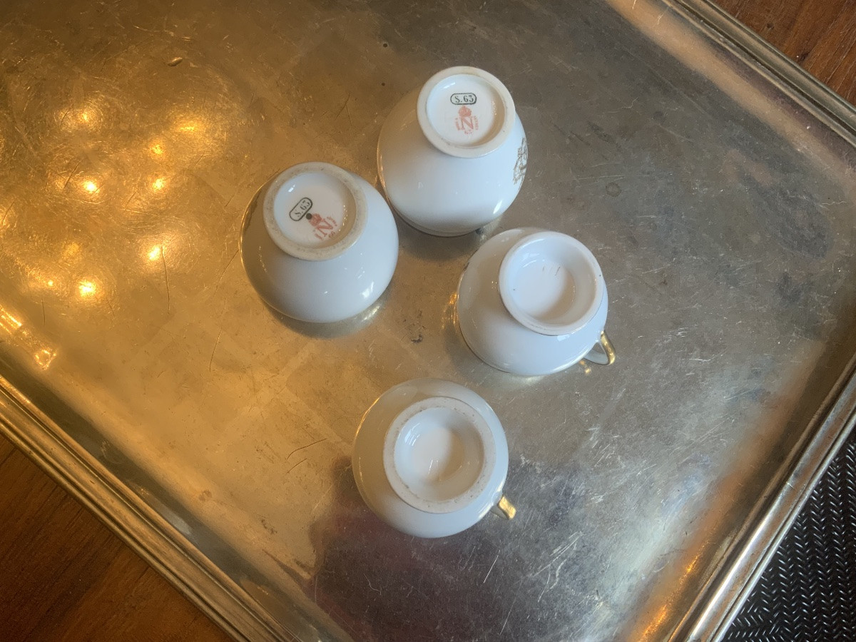 Four Napoleon III Period Cream Pots-photo-5