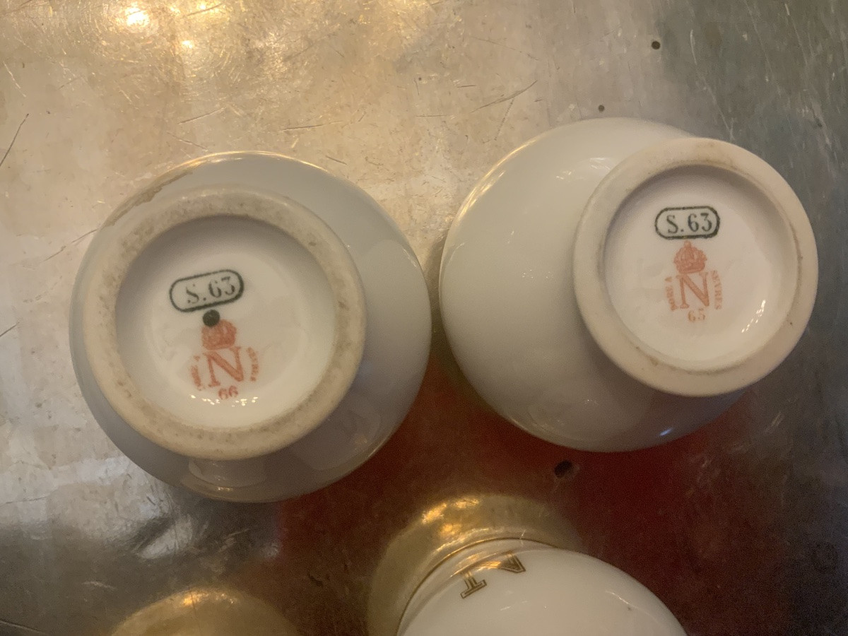 Four Napoleon III Period Cream Pots-photo-6