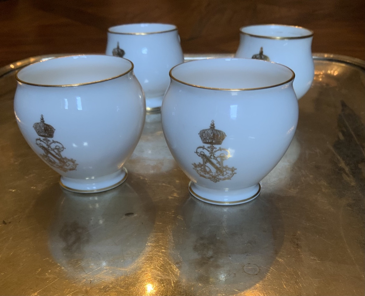 Four Napoleon III Period Cream Pots