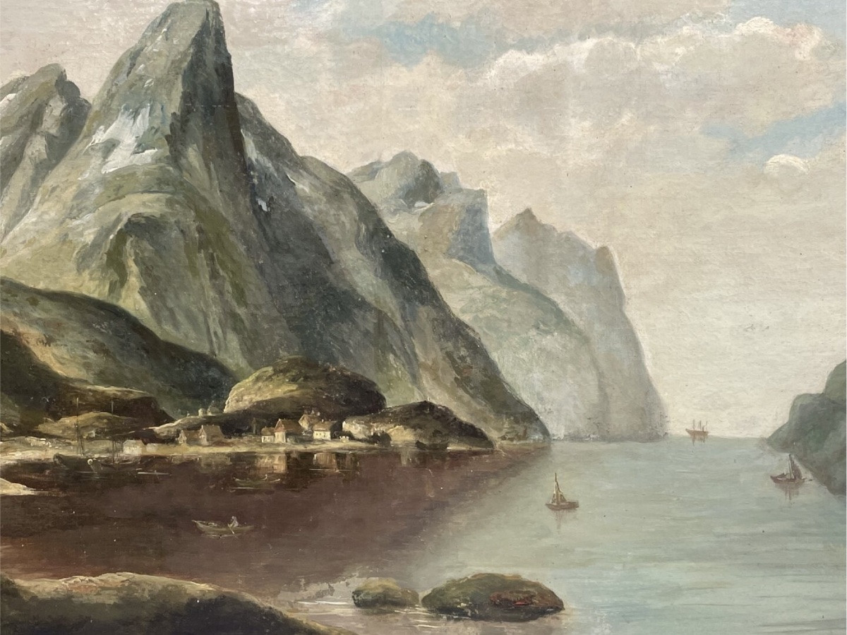 Landscape, Late 19th Century, Signed-photo-2