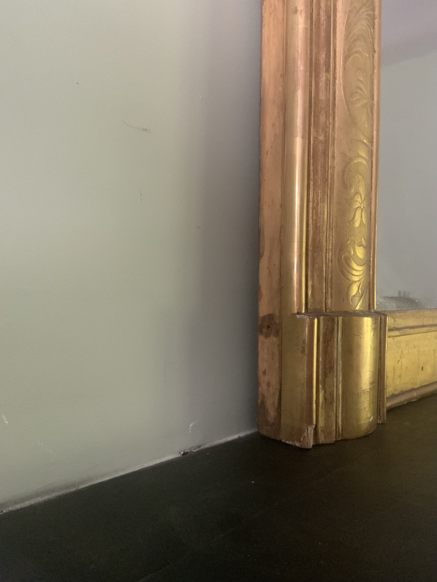 Important miroir d’époque Restauration -photo-2