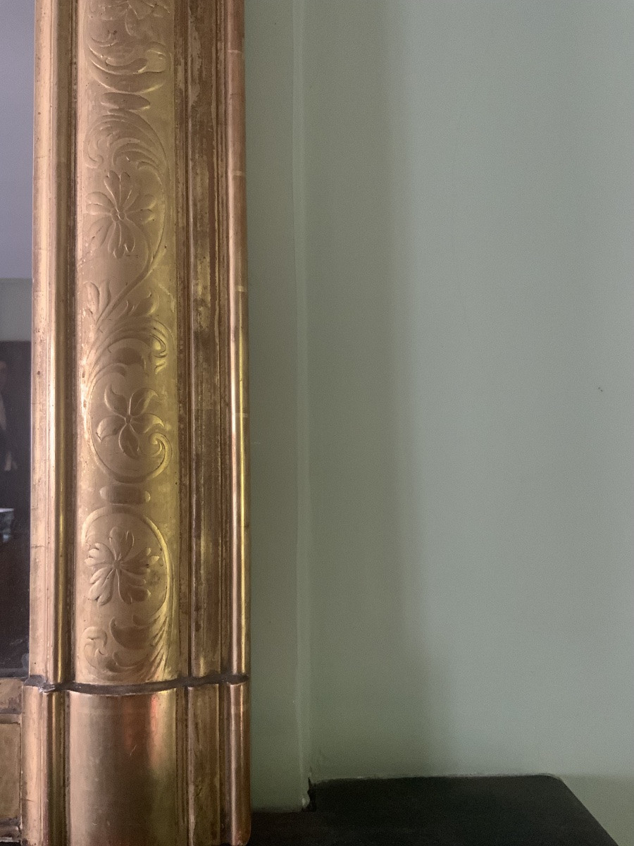 Important miroir d’époque Restauration -photo-4