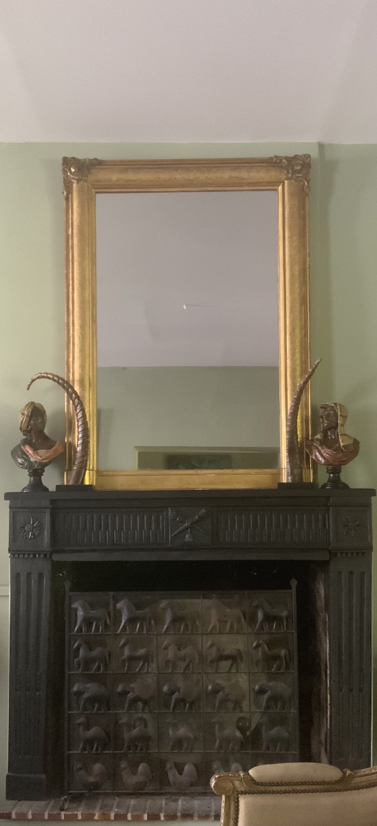 Important miroir d’époque Restauration 