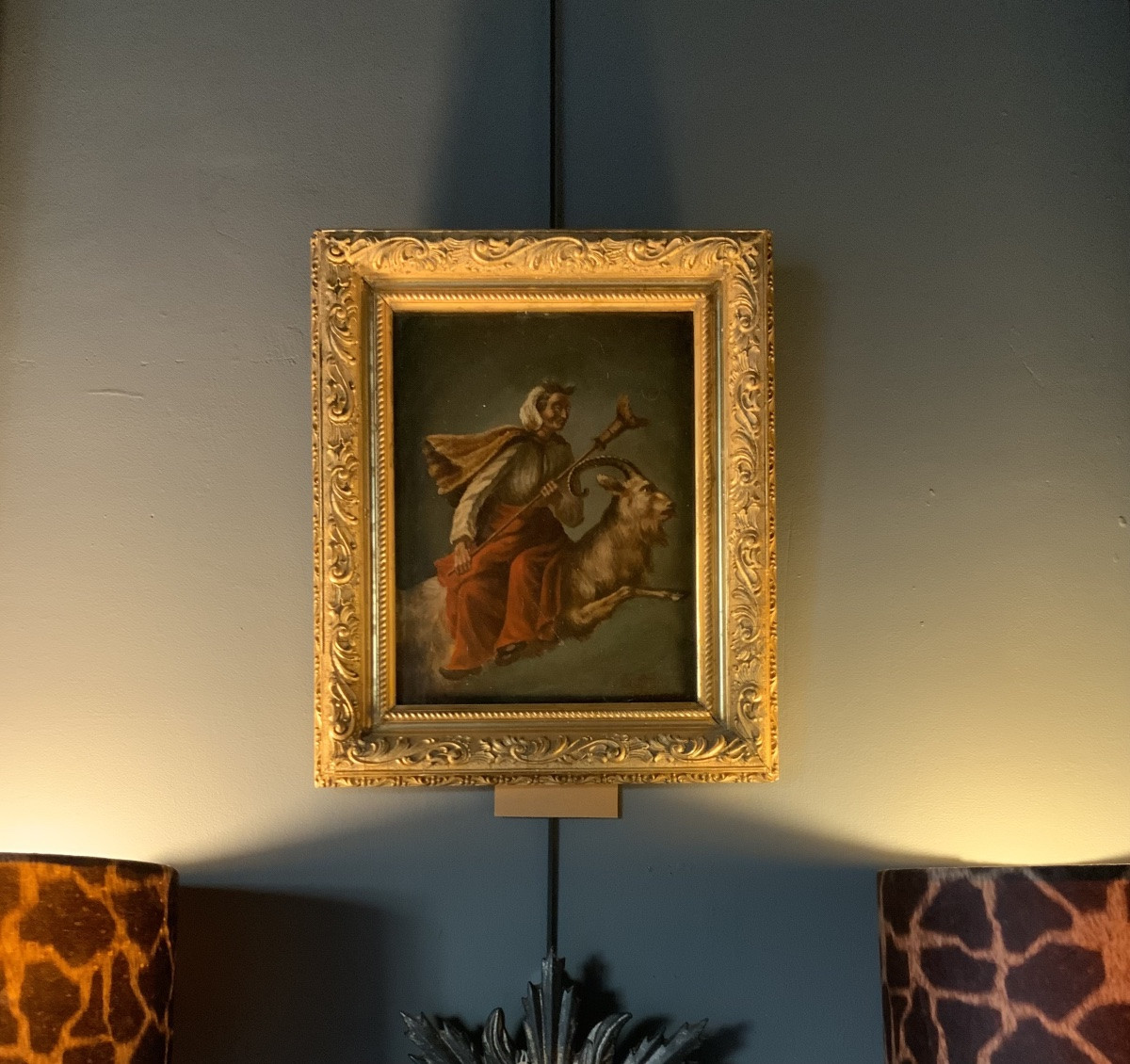 École du XIXeme siècle : Sorcière après le Sabbat -photo-6