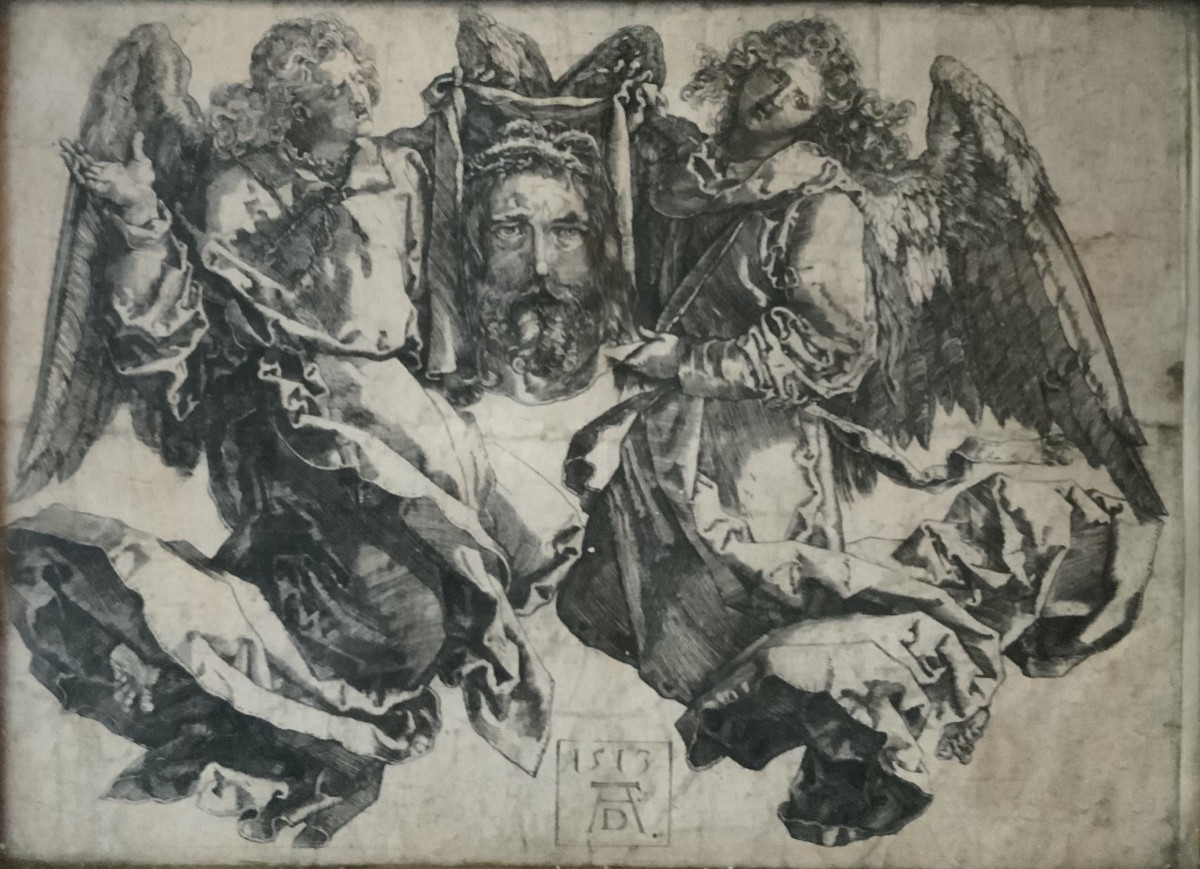 XVIIIeme siècle : Un voile de Veronique d’après Albrecht Dürer-photo-3