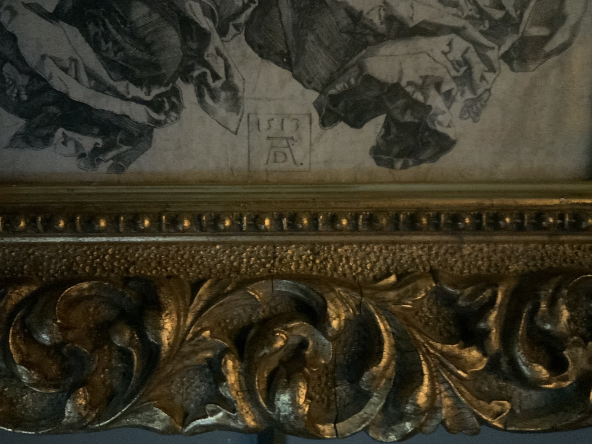 XVIIIeme siècle : Un voile de Veronique d’après Albrecht Dürer-photo-6