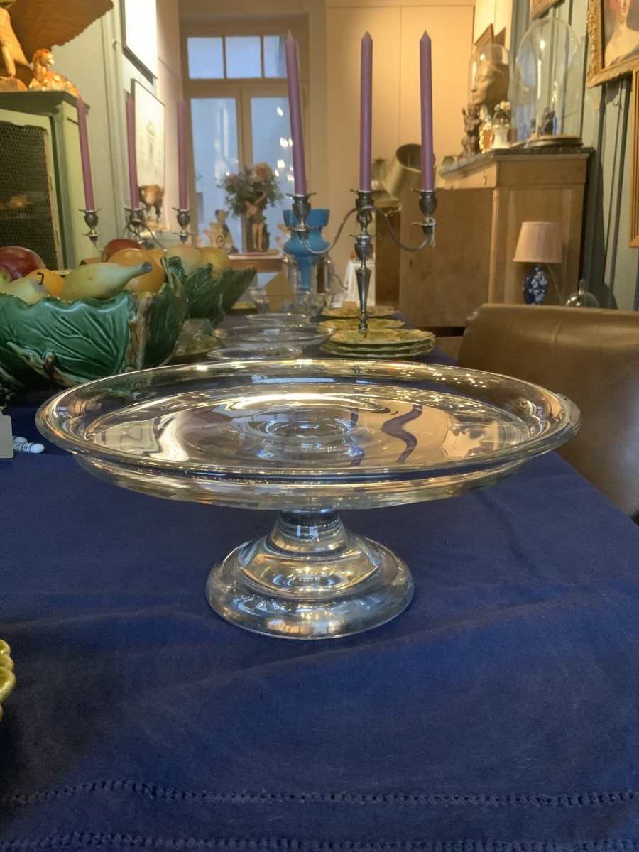 Vers 1850/60 : un présentoir à gâteaux en verre-photo-2