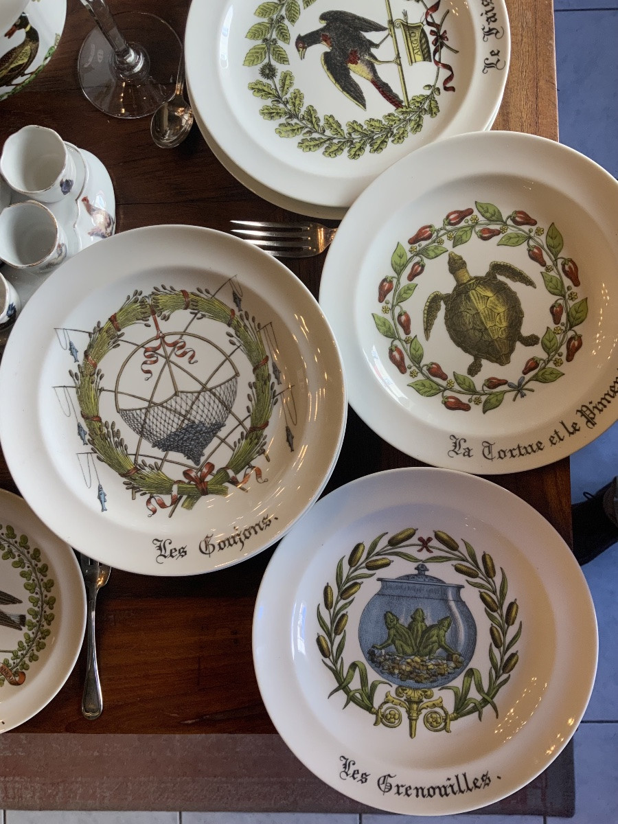 Circa 1970: Part Of An Auteuil Porcelain Dinner Service-photo-2