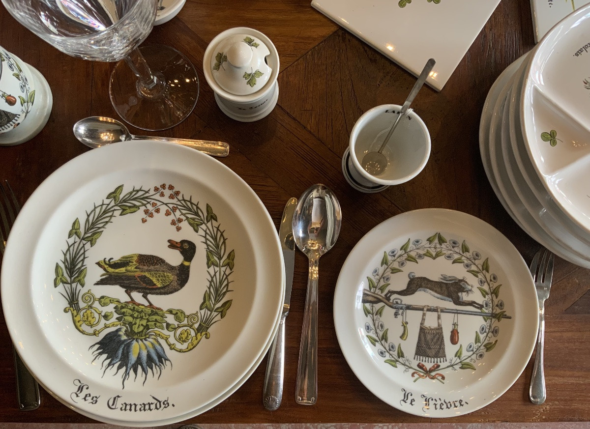 Circa 1970: Part Of An Auteuil Porcelain Dinner Service-photo-4