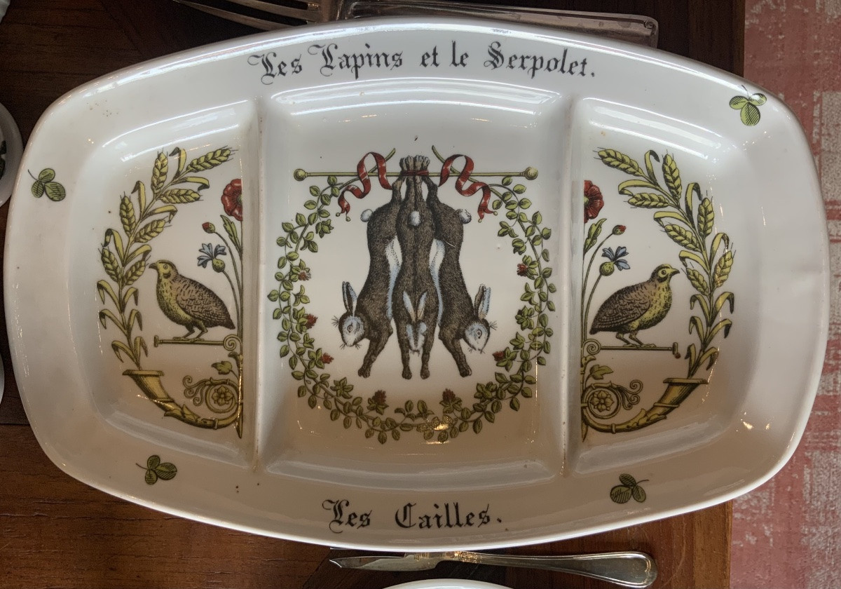 Circa 1970: Part Of An Auteuil Porcelain Dinner Service-photo-2
