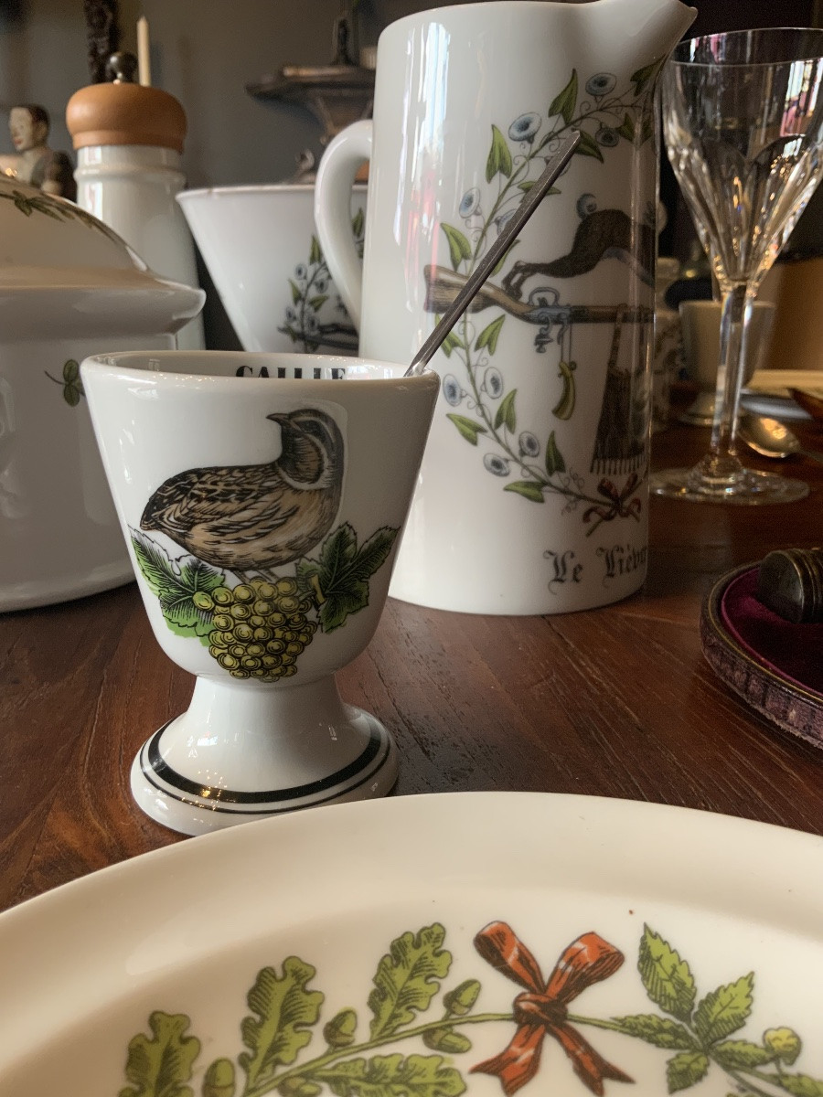 Circa 1970: Part Of An Auteuil Porcelain Dinner Service-photo-6