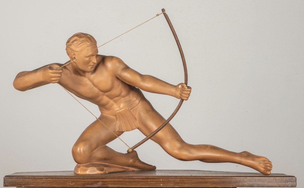 Circa 1930: A Plaster Archer-photo-2